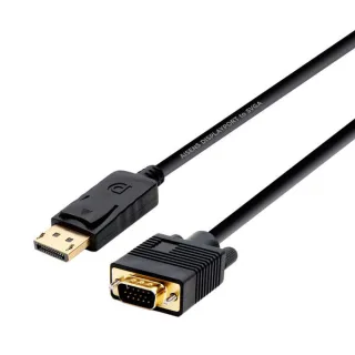 Aisens Conversor DP/M-VGA/M negro 2.0m