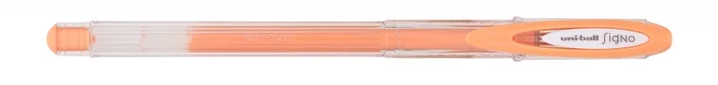 Uni-ball UM-120AC Signo Angelic Roller de Tinta Gel - Punta de Bola 0.7mm - Tinta Resistente al Agua y Luz - Escribe en Papel Negro y Blanco - Color Naranja · Pack de 12 uds.