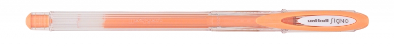 Uni-ball UM-120AC Signo Angelic Roller de Tinta Gel - Punta de Bola 0.7mm - Tinta Resistente al Agua y Luz - Escribe en Papel Negro y Blanco - Color Naranja · Pack de 12 uds.