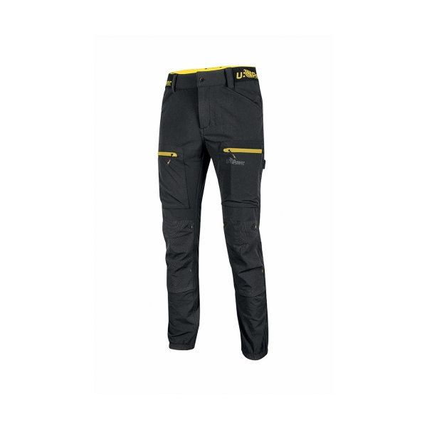 Upower Harmony Pantalones de Trabajo de Verano - Talla 2XL - Tejido Elastico U-4 Way Stretch, Impermeables, Secado Rapido, Transpirables, Refuerzos Resistentes, Bolsillos Multiples, Detalles