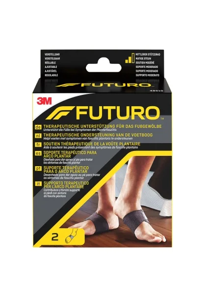 Futuro Soporte Terapeutico para Arco Plantar - Ajustable - Transpirable - Color Negro