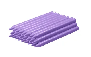 Jovi Plasticolor Estuche de 25 Ceras Plasticas - Resistentes - No Manchan - Agradable de Rayar - Acabado Brillante - Mezclables - Gran Duracion - Color Morado