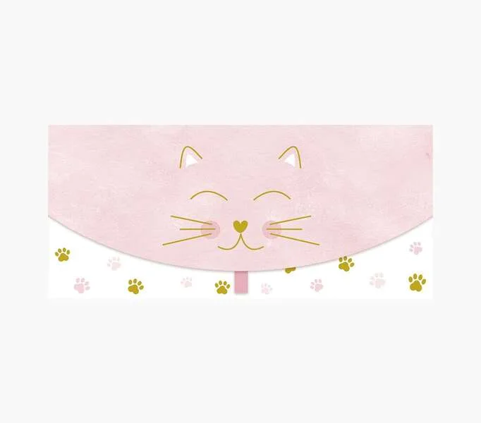 Pictura Tarjeta Money Cards - Tarjeta de Regalo Tipo Sobre Horizontal - Tematica Gatos - 21.3x9.6cm - Embolsada Individualmente en Celofan - Incluido Sobre Blanco - Papel con Certificacion FSC