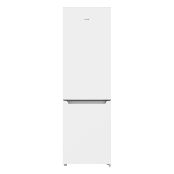 Cecotec Bolero CoolMarket Combi 250 White D Frigorifico Combi - Capacidad 250L - Temperatura Regulable - Frio Envolvente - Cajon Humedad Regulable - Clase D - 181x55cm - Color Blanco