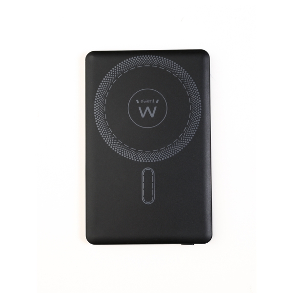 Ewent EW1160 Powerbank Magsafe 5000mAH 20W PD y QC - USB-C - Color Negro