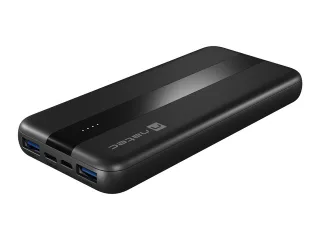 Natec Trevi Slim Q V2 PowerBank 10.000mAh - 2xUSB 3.0 18W + 1xUSB-C 20W + USB-C + USB Micro - PD Hasta 20 W - Quick Charge