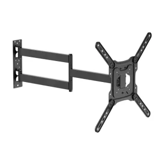 Aisens WT65TSLE-383 ECO Soporte de Pared con Brazo para TV de 23"-65" - Giratorio, Inclinable y Nivelable - Peso Maximo 35kg - VESA 400x400mm - Color Negro