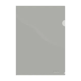 Dohe Dossier Uñero Premium Tamaño A4 - 210x297mm - Fabricado en Polipropileno Translucido de 180 Micras - Color Gris · Pack de 8 uds.