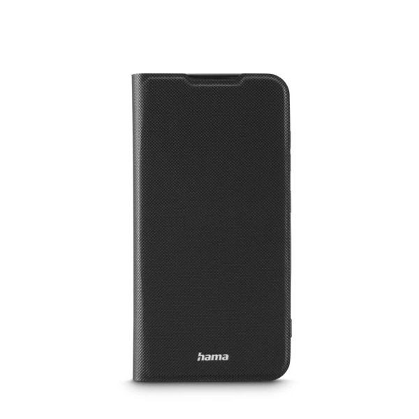 Hama Daily Protect Funda para Samsung Galaxy S25 - Antideslizante - Cierre Magnetico - Antihuellas - Poliuretano Termoplastico - Funcion de Soporte - Bordes Elevados - Color Negro