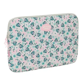 Safta Minnie Mouse Minty Funda para Portatil hasta 15.6" - Interior Acolchado - 3.80L - Proteccion contra Golpes - 395x35x275mm - Color Rosa Pastel