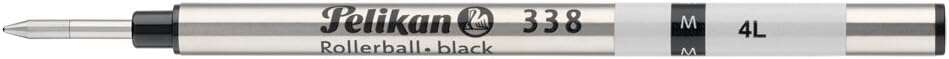Pelikan Recambio Roller 338 M - para Boligrafo 338 Medio - Universal - Color Negro · Pack de 10 uds.