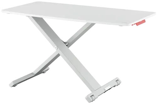 Leitz Ergo Cosy Convertidor de Escritorio - Para Cambiar de Sentado a de Pie - Ajuste de Altura Neumatico - Escritorio de 70x35cm - Color Gris