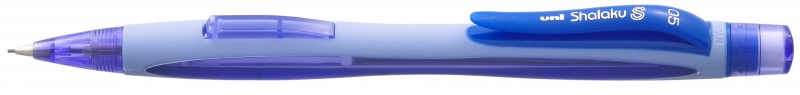Uni-ball Shalaku S Portaminas M5-228 - Ancho de Trazo 0.5mm - 2 Minas HB Incluidas - Goma de Borrar Integrada - Color Azul · Pack de 12 uds.