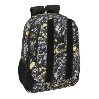 Safta Graffiti Splash Mochila Adaptable a Carro - Portabotellas - Dos Compartimentos Grandes - Tirador Doble - Hombreras Ergonomicas y Acolchadas - Asa de Mano - 23L - 320x160x440mm - Multic