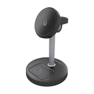 Aisens Cargador Inalámbrico USBC 15W 3 en 1 Negro