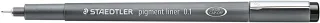 Staedtler Pigment Liner 308 Rotulador Calibrado - Trazo 0.1mm - Secado Rapido - Color Negro · Pack de 10 uds.