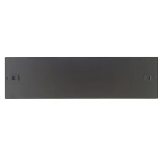 WP Tapa Delantera para Armario 3U - Instalacion sin Tornillos - 490x15x145mm - Color Negro
