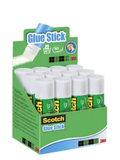 Scotch Barra de Pegamento Adhesivo Solido de 40gr - Color Transparente · Pack de 12 uds.