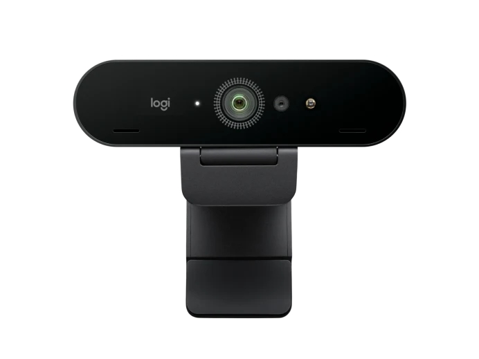 Logitech Brio 4K Webcam - Zom Digital 5X - Enfoque Automatico - Doble Microfono integrado - Negro