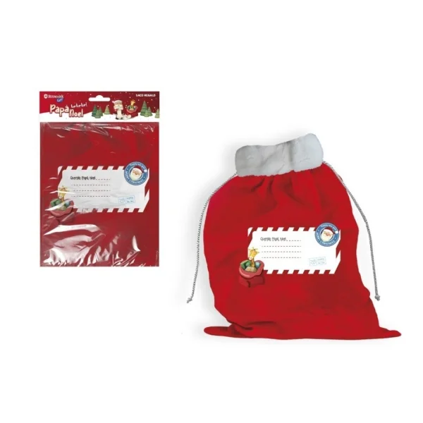 Bismark Saco Grande para Regalos Papa Noel 50x70cm - Espacio para Personalizar