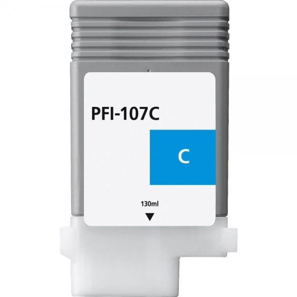 Canon PFI107 Cyan Cartucho de Tinta Generico - Reemplaza 6706B001/PFI-107C