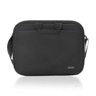 Aisens Maletin para Portatil 15,6" - Acolchado Fino - Bolsillo Frontal con Cremallera - Moderno y Accesible - Color Negro