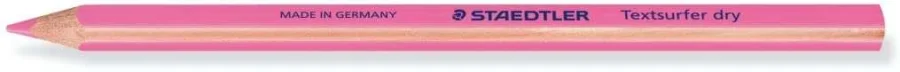 Staedtler Textsurfer Dry 128 64 Lapiz Fluorescente de Color Triangular - Mina de 4mm - Madera de Bosques Sostenibles - Color Rosa Neon · Pack de 12 uds.