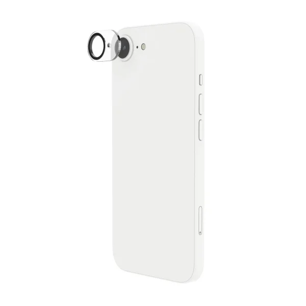Hama Cam Protect Protector de Camara para iPhone 16E - Vidrio Templado - Color Transparente