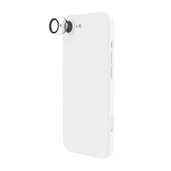 Hama Cam Protect Protector de Camara para iPhone 16E - Vidrio Templado - Color Transparente