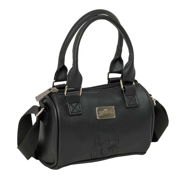Safta Spider-Man Bolso - Cremallera - Interior Forrado - Asas y Bandolera Ajustables - 1.20L - Funcional y Practico - 160x75x100mm - Color Negro