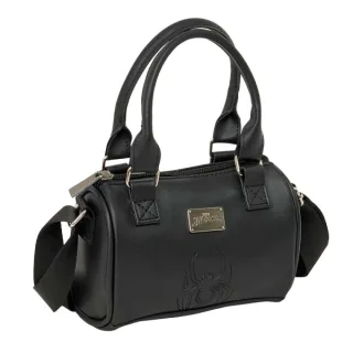 Safta Spider-Man Bolso - Cremallera - Interior Forrado - Asas y Bandolera Ajustables - 1.20L - Funcional y Practico - 160x75x100mm - Color Negro