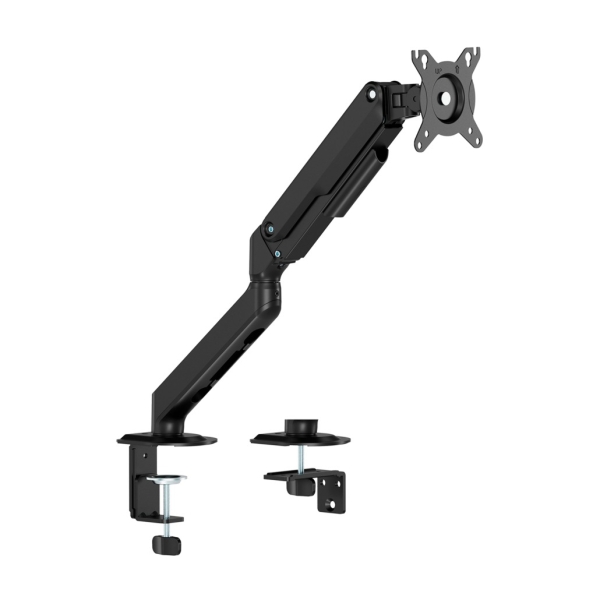 Aisens Soporte de Mesa Eco con Contrapeso Giratorio e Inclinable para Monitor/TV de 17-32" - 1 Brazo y 3 Pivotes - Peso máximo 9Kg - Color Negro