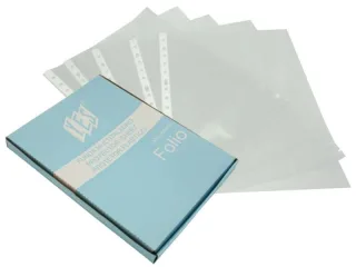 Bismark Caja de 100 Fundas Multitaladro 70 Micras Folio - Polipropileno Rugoso