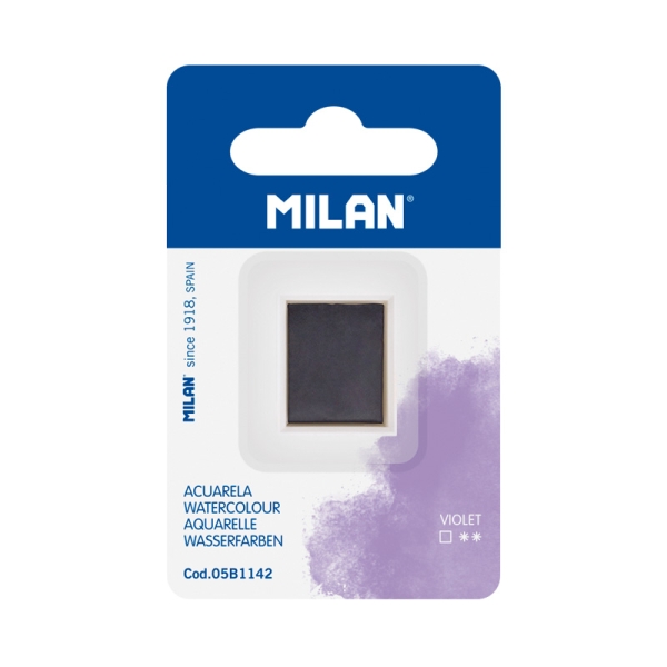 Milan Art Acuarela de Recambio - Medio Godet - Color Violeta