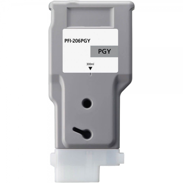 Canon PFI206 Gris Photo Cartucho de Tinta Pigmentada Generico - Reemplaza 5313B001/PFI-206PGY