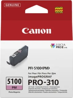 Canon PFI5100 Magenta Photo Cartucho de Tinta Original - 6957C001/PFI-5100PM