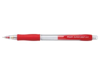 Pilot Portaminas SuperGrip H185 - Trazo 0.5mm - Mina HB - Cuerpo Rojo · Pack de 12 uds.
