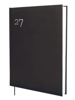 Finocam Dynamic Milano Agenda Profesional - Anual 2027 - 1 Dia por Pagina - Formato Y12 - 210x270mm - Cinta Punto - Tapa Dura Acolchada - Esquinas Microperforadas - Papel de 80g/m2 - Color N