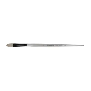 Daler Rowney Graduate Pincel para Oleo - Pelo de Cerda Natural - Mango Largo - Lengua de Gato - N°8