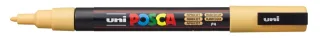 Posca PC-3M Marcador de Pintura - Punta Conica de Poliester 0.9-1.3mm - Tinta Base al Agua - Resistente a la Luz - No Permanente - Color Albaricoque · Pack de 6 uds.