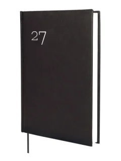 Finocam Dynamic Milano Agenda Profesional - Anual 2027 - 1 Dia por Pagina - Formato Y11 - 165x240mm - Cinta Punto - Tapa Dura Acolchada - Esquinas Microperforadas - Papel de 80g/m2 - Color N