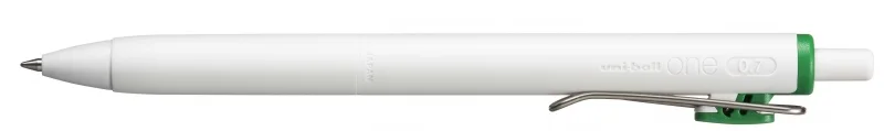 Uni-ball ONE UMN-S-07 Boligrafo de Tinta Gel - Punta de Bola 0.7mm - Escritura Ultra Fluida - Agarre Suave y Comodo - Color Verde · Pack de 12 uds.
