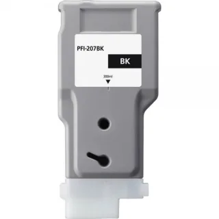Canon PFI207 Negro Cartucho de Tinta Generico - Reemplaza 8789B001/PFI-207BK