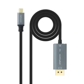 Nanocable Cable USB-C/M-DP/M Bidireccional 2 M
