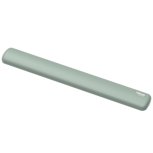 Fellowes Breyta Reposamuñecas para Teclado - Proteccion Antibacteriana Microban - Revestimiento Antipolvo - Tacto Suave - Soporte Ergonomico - Alivio del Dolor - 47x6x1.75cm - Color Verde Sa