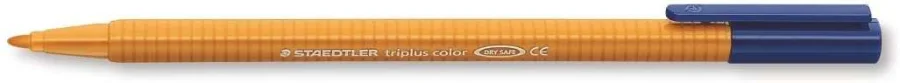 Staedtler Triplus Color 323 Rotulador de Punta Fina - Trazo 1mm Aprox - Tinta Base de Agua - Color Ocre Oro · Pack de 10 uds.