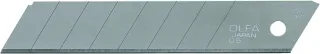 Olfa Pack de 10 Cuchillas de Respuesto para Cutters Olfa - 8 Segmentos - Ancho 18mm