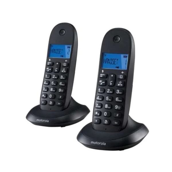 Motorola C1002L Telefono Inalambrico Dect + 1 Supletorio - Identificador de Llamada - Manos Libres