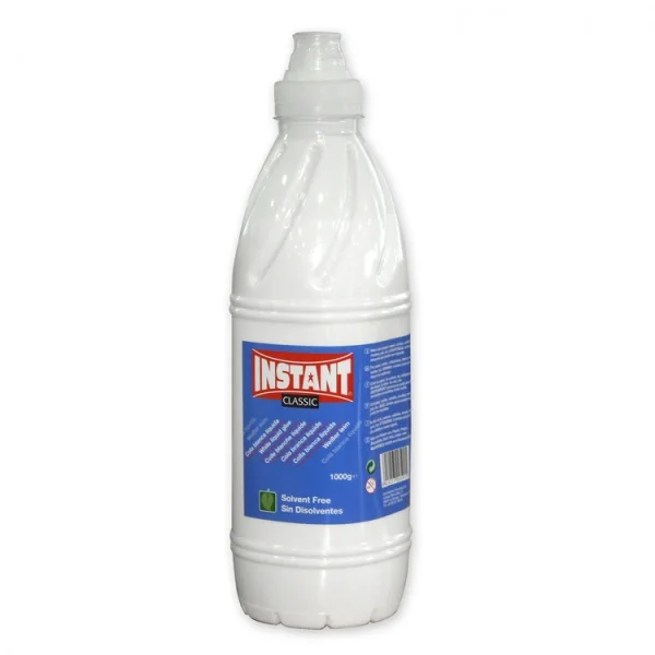 Instant Classic Cola Blanca 1000gr - Apto para Uso Infantil y/o Domestico - Sin Disolventes - Color Blanco