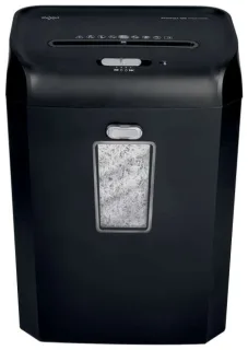 Rexel Promax QS RSX1035 Destructora de Papel Manual Corte en Particulas P-4- Destruye hasta 10 Hojas - Papelera de 35L - Color Negro
